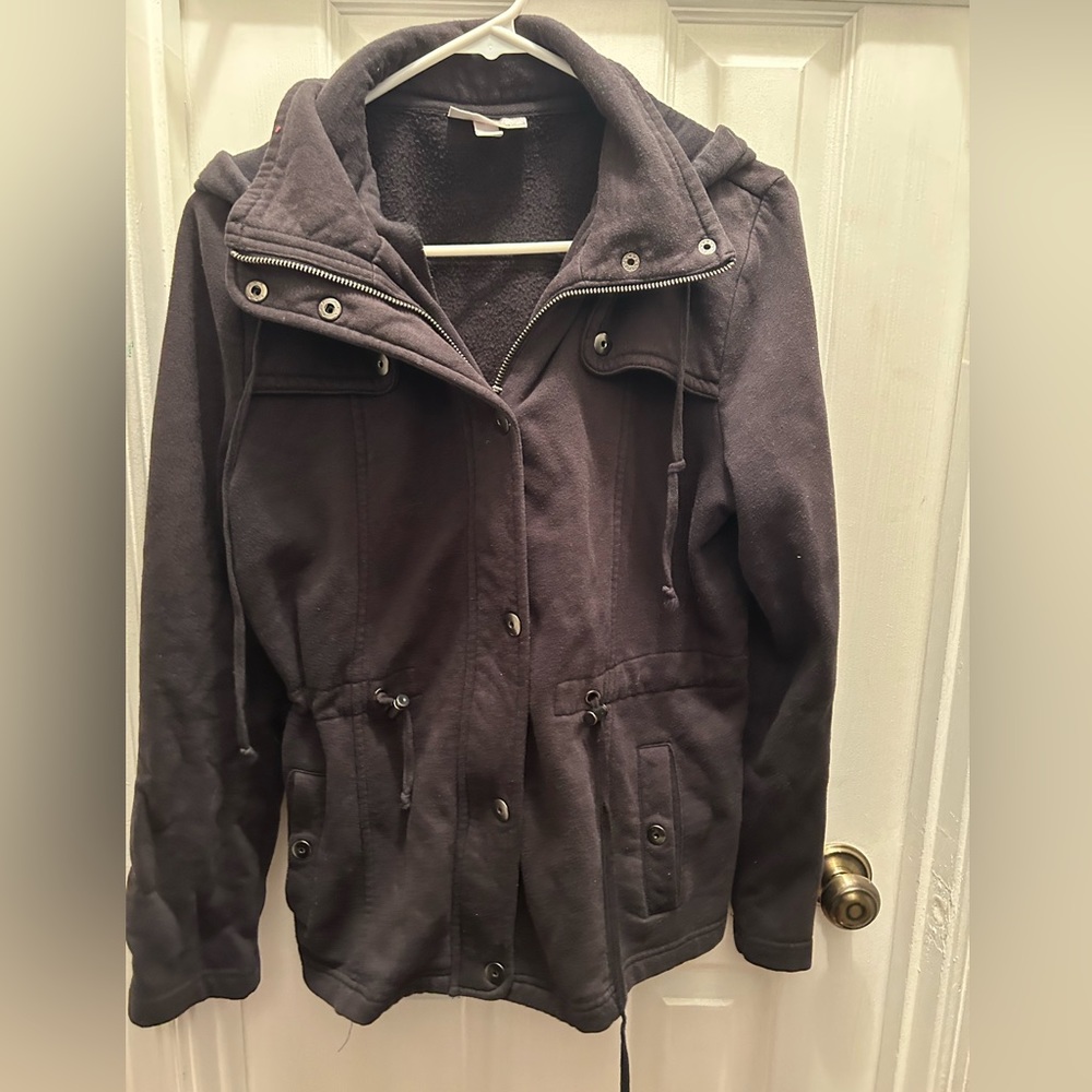 Size M jacket — lightweight sweatshirt material